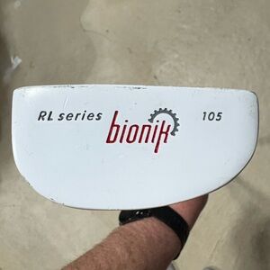 Bionik RL Series 105 White Golf Putter Right-Handed, Semi-Mallet, 33”